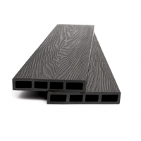 Τάβλα Συνθετικού Deck WPC περίφραξης νέας γενιάς 3D νερά ξύλου 9050 Γρκί σκούρο 20x120x3600mm (τιμή βέργας) 