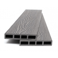Τάβλα Συνθετικού Deck WPC περίφραξης νέας γενιάς 3D νερά ξύλου 90180 Γρκί ανοιχτό 20x120x3600mm (τιμή βέργας) 