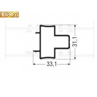 Μπινί M14254 Smartia Alumil 6m σε χρώμα λευκό 9016