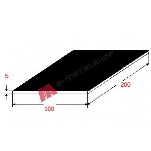 Λαμαρίνα Σιδήρου Μαύρη 1000x2000x5mm