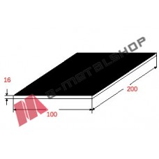 Λαμαρίνα Σιδήρου Μαύρη 1000x2000x16mm