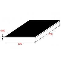 Λαμαρίνα Σιδήρου DCP Μαύρη 1000x2000x0.80mm