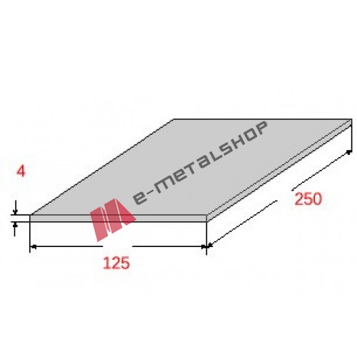 Λαμαρίνα Σιδήρου Γαλβανιζέ 1250x2500x4mm