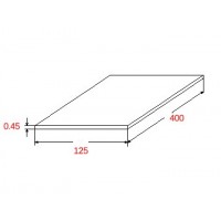 Λαμαρίνα Σιδήρου Βαμμένη Λευκή 1250x4000x0.45mm