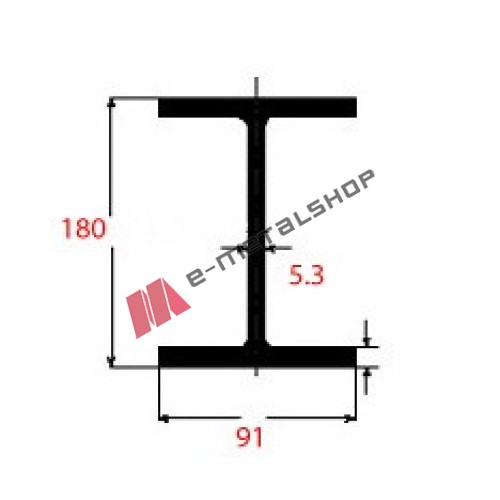 Ητα IPE Μαύρο 180x91x5.3mm 6m