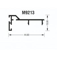 Άγκιστρο M9213 σειράς Μ9050 Comfort Alumil σε χρώμα λευκό 9016