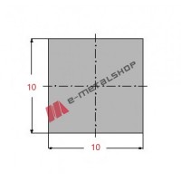 Μασίφ Τετράγωνο Γαλβανιζέ 10x10 6m 